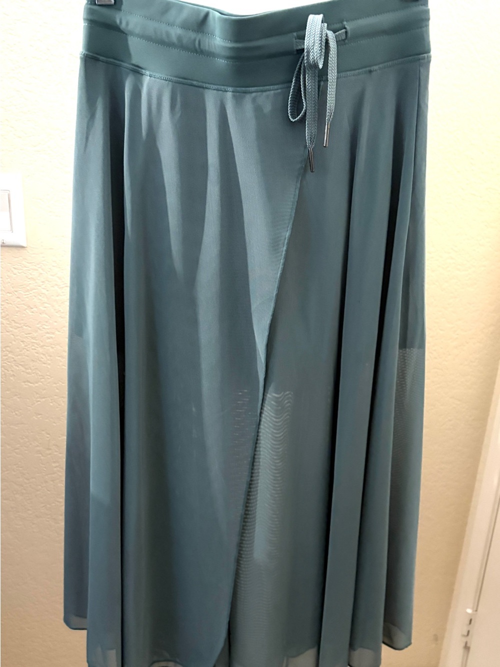Women’s A-Line Chiffon Skirt in Teal